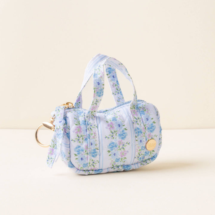 The Darling Effect - Itty Bitty Duffle Bag Charm-Petal Parade Blue