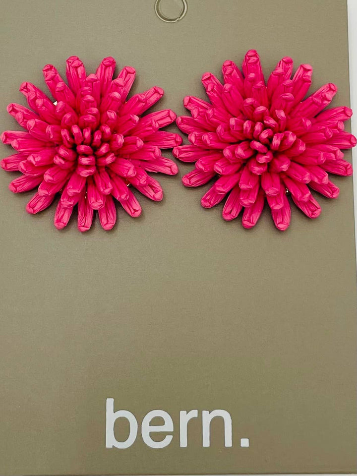 TWO FORTY TWO - SPRING - Charming Floral Stud (pink) BER874