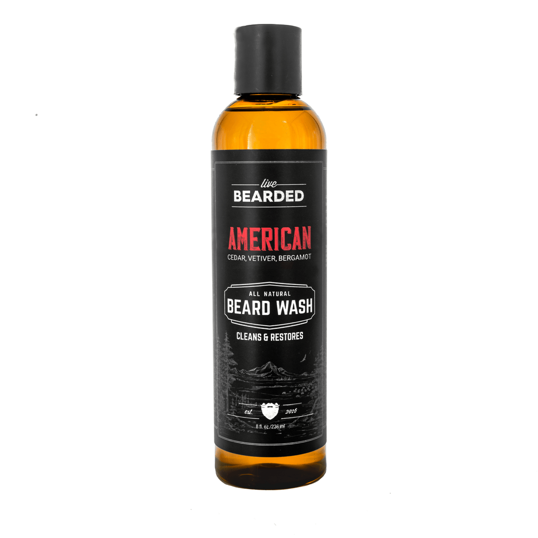 Bearded Americans Live Bearded - Beard Wash: American – The Oaks Apparel Co.