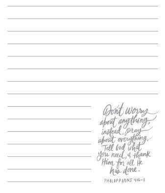 Eccolo - Inspirational Daily Scripture Journal Pad