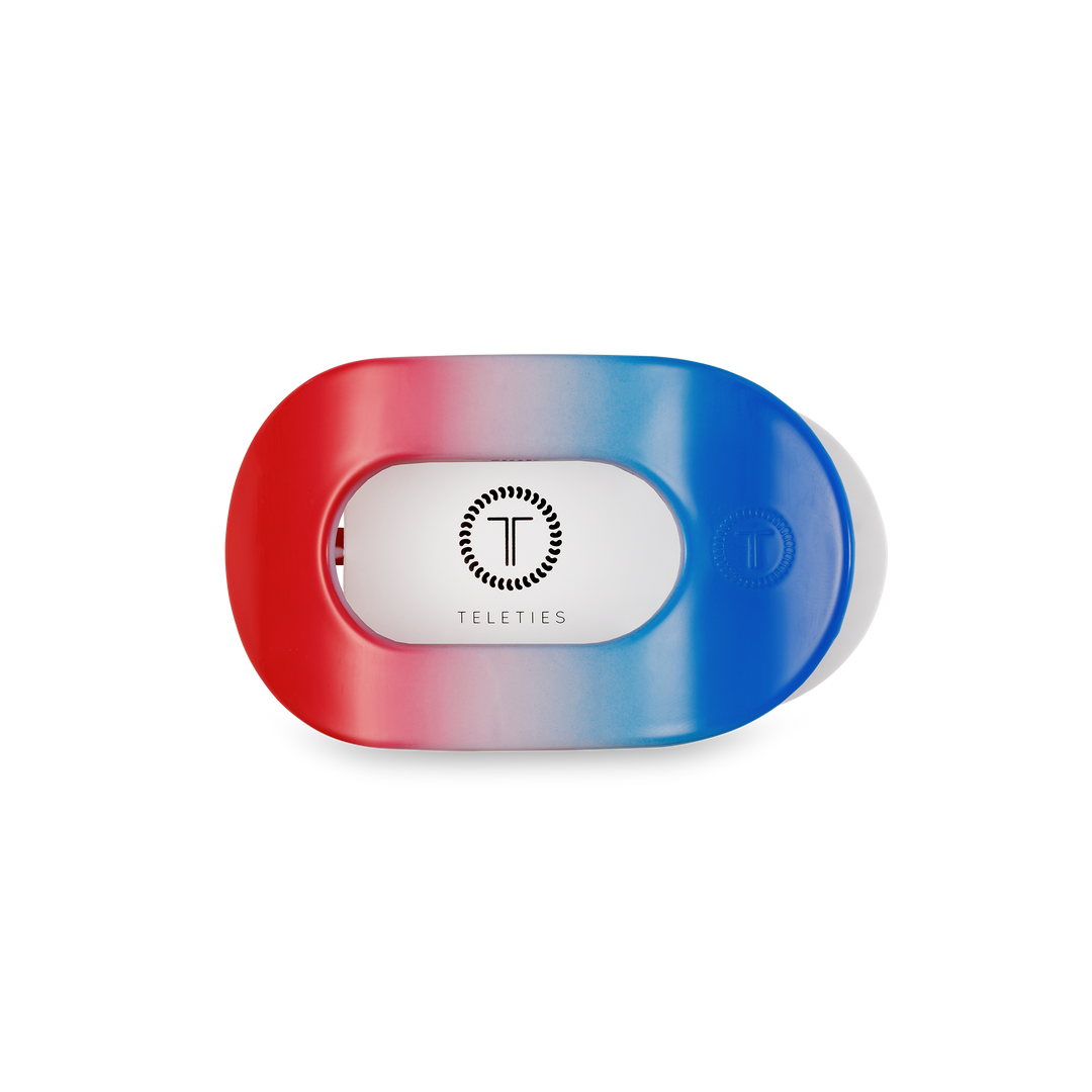 TELETIES - Flat Round Hair Clip | Small | Miss. Americana
