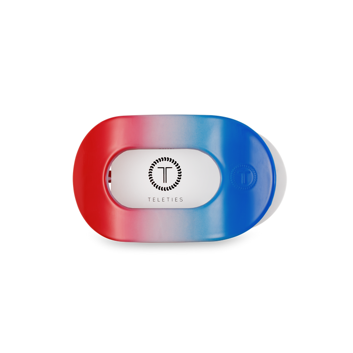 TELETIES - Flat Round Hair Clip | Small | Miss. Americana