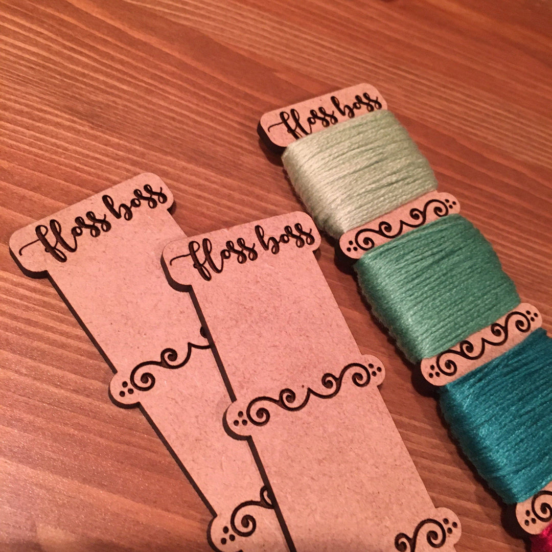 Snarky Crafter Designs - Embroidery Floss Organizer for 5 Colors: Set of Two