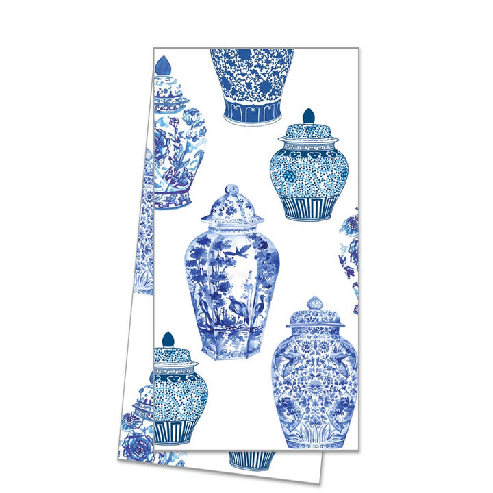 WH Hostess Social Stationery - Ginger Jars Pattern Tea Towel