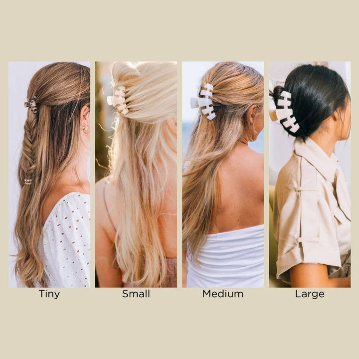 TELETIES - Classic Hair Clip | Small | Summer Brights