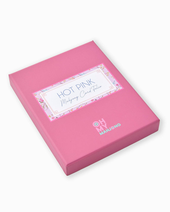 Oh My Mahjong - Hot Pink Mahjong Card Folio