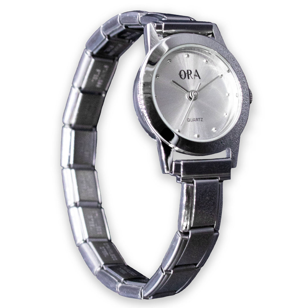 Natalia - Italian Charm Link Watch (Analog): Blue