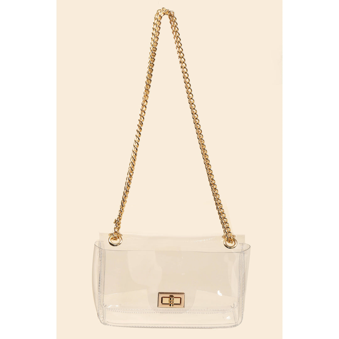 Anarchy Street - Turn Lock Chain Strap Clutch Bag: CLG