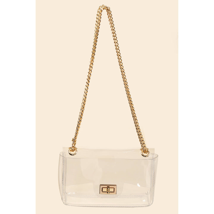 Anarchy Street - Turn Lock Chain Strap Clutch Bag: CLG