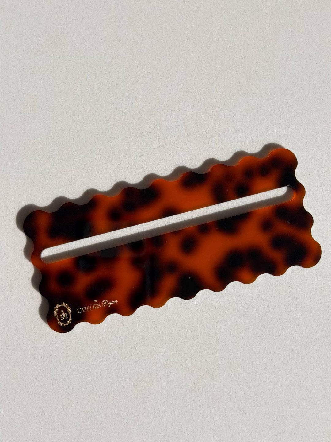 L’Atelier Ryan - Tortoiseshell Mahjong Line Reader with Gold