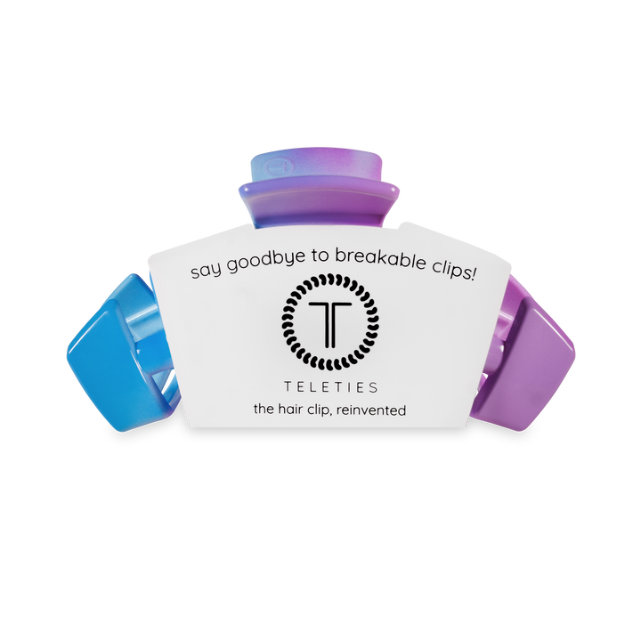TELETIES - Classic Hair Clip | Medium | Miami Vice