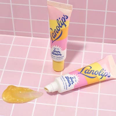 This is Beauty - Lanolips Sun Balm SPF 30 Tropical 0.44oz - New