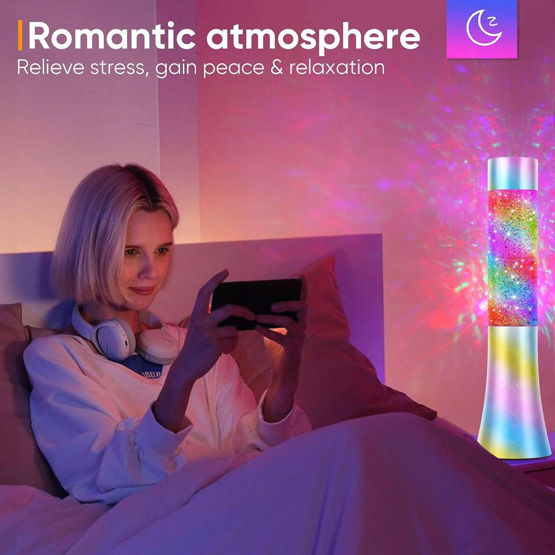 Tech Mod Lava Lamps – Glitter Purple