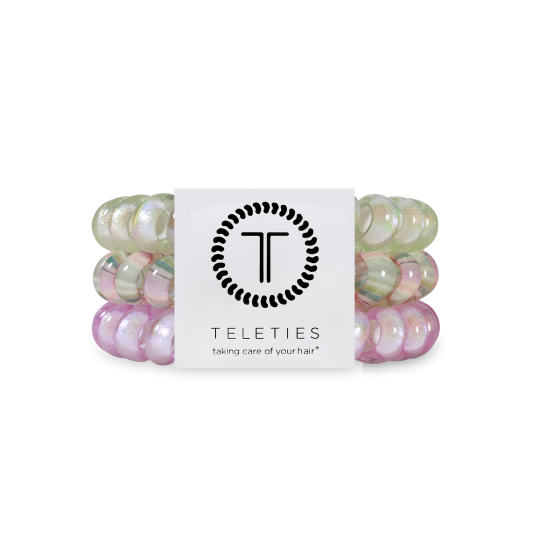 TELETIES - Opal Glow Large Hair Ties