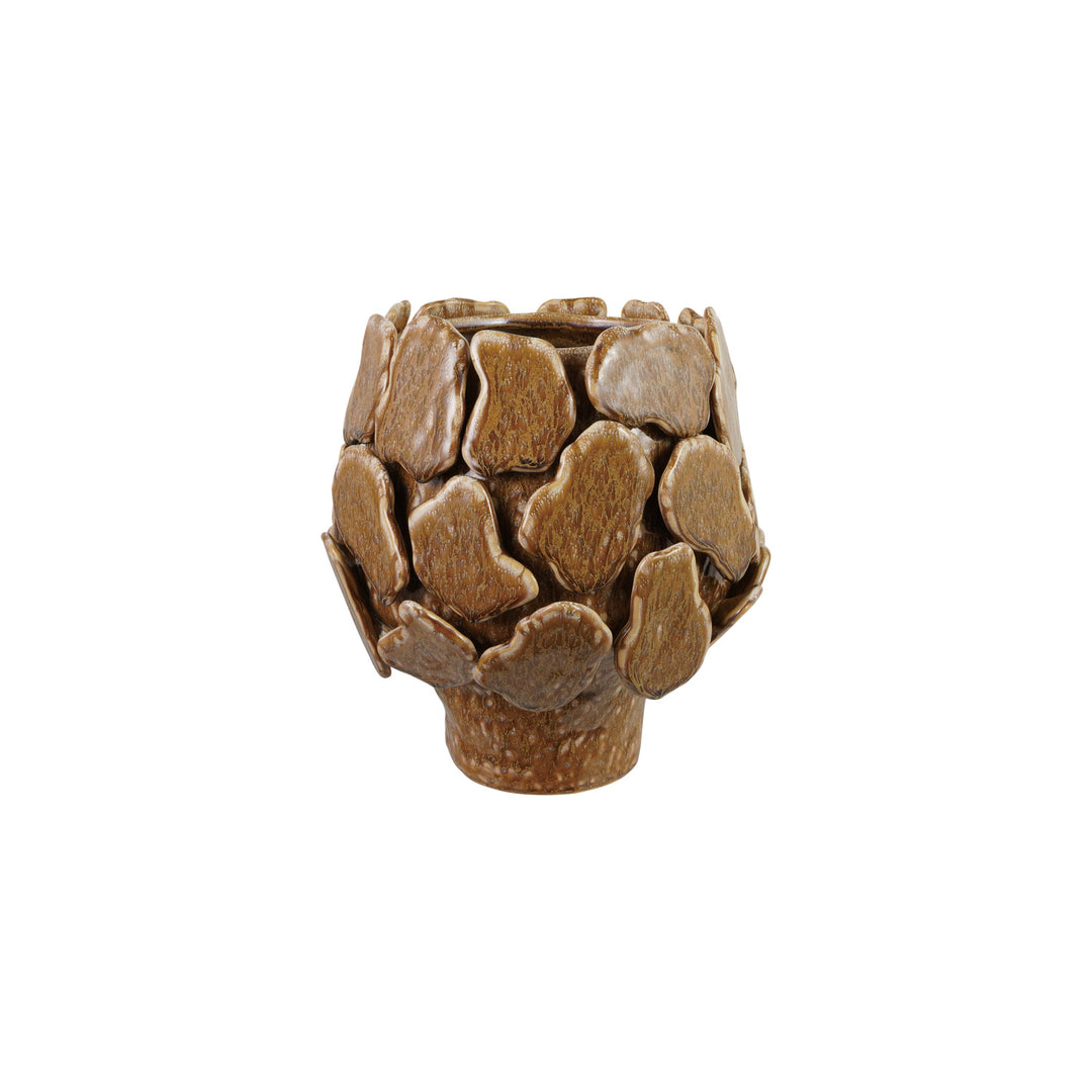 Stoneware Footed Planter (Holds 8" Pot) (Each Will Vary)