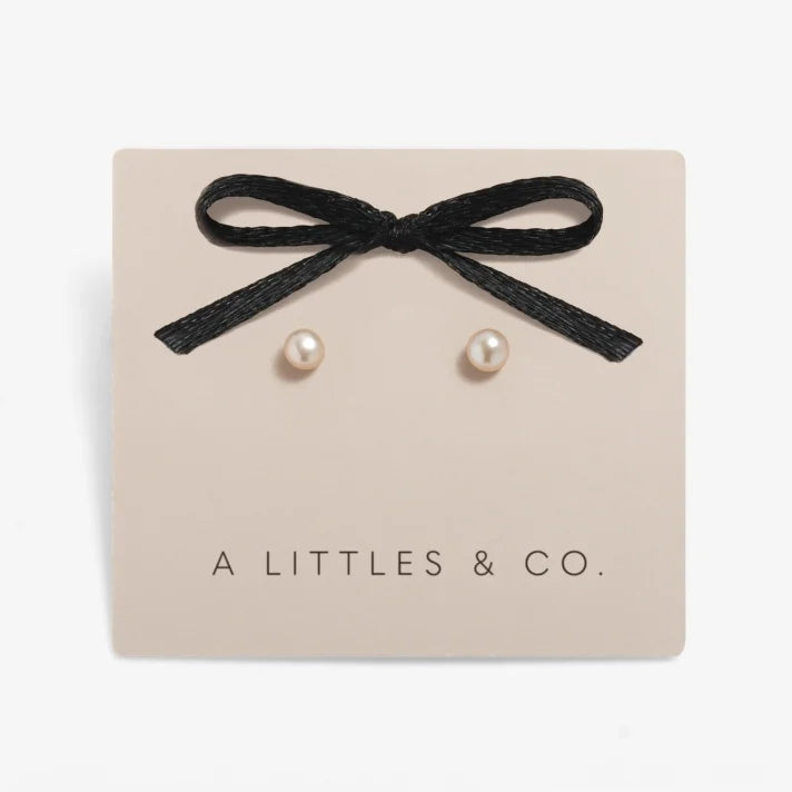 LOVED BY YOU | PEARL | Gold Plated Stud Earrings