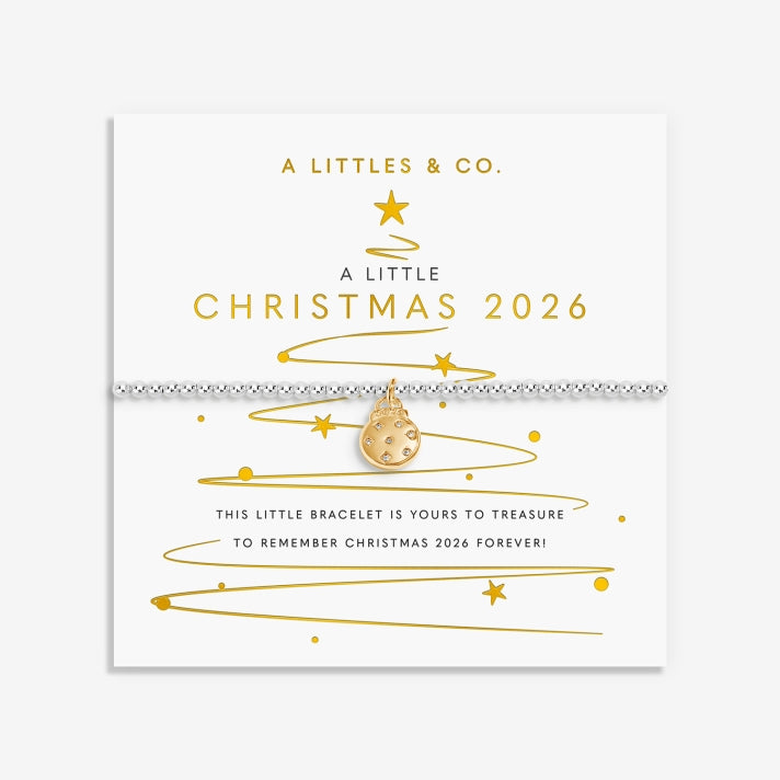 A LITTLE CHRISTMAS 2026 Silver & Gold-Tone Plated Bracelet | 67/8" stretch