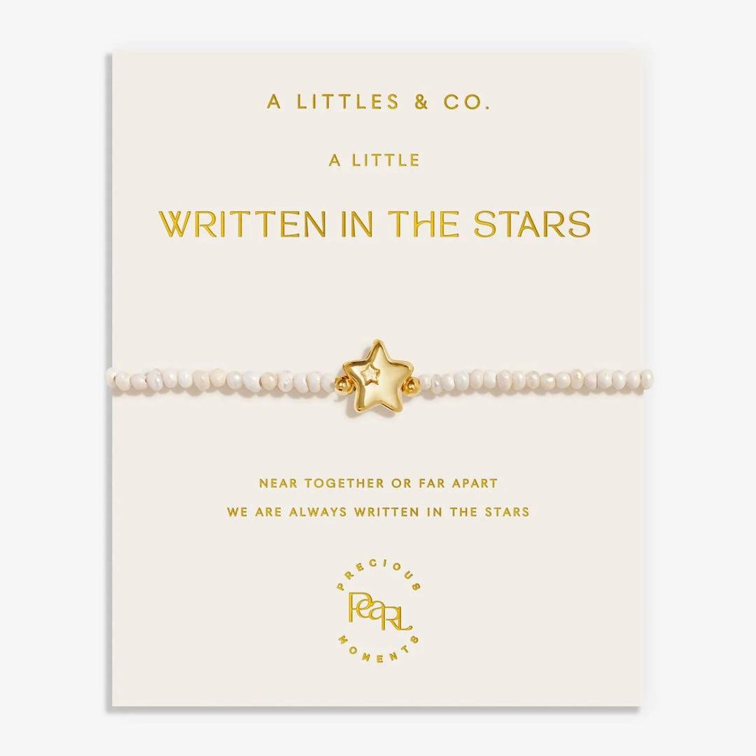 PRECIOUS MOMENTS | WRITTEN IN THE STARS | Gold-Tone Plated | Bracelet 7 1/16" + 1 3/16" extender