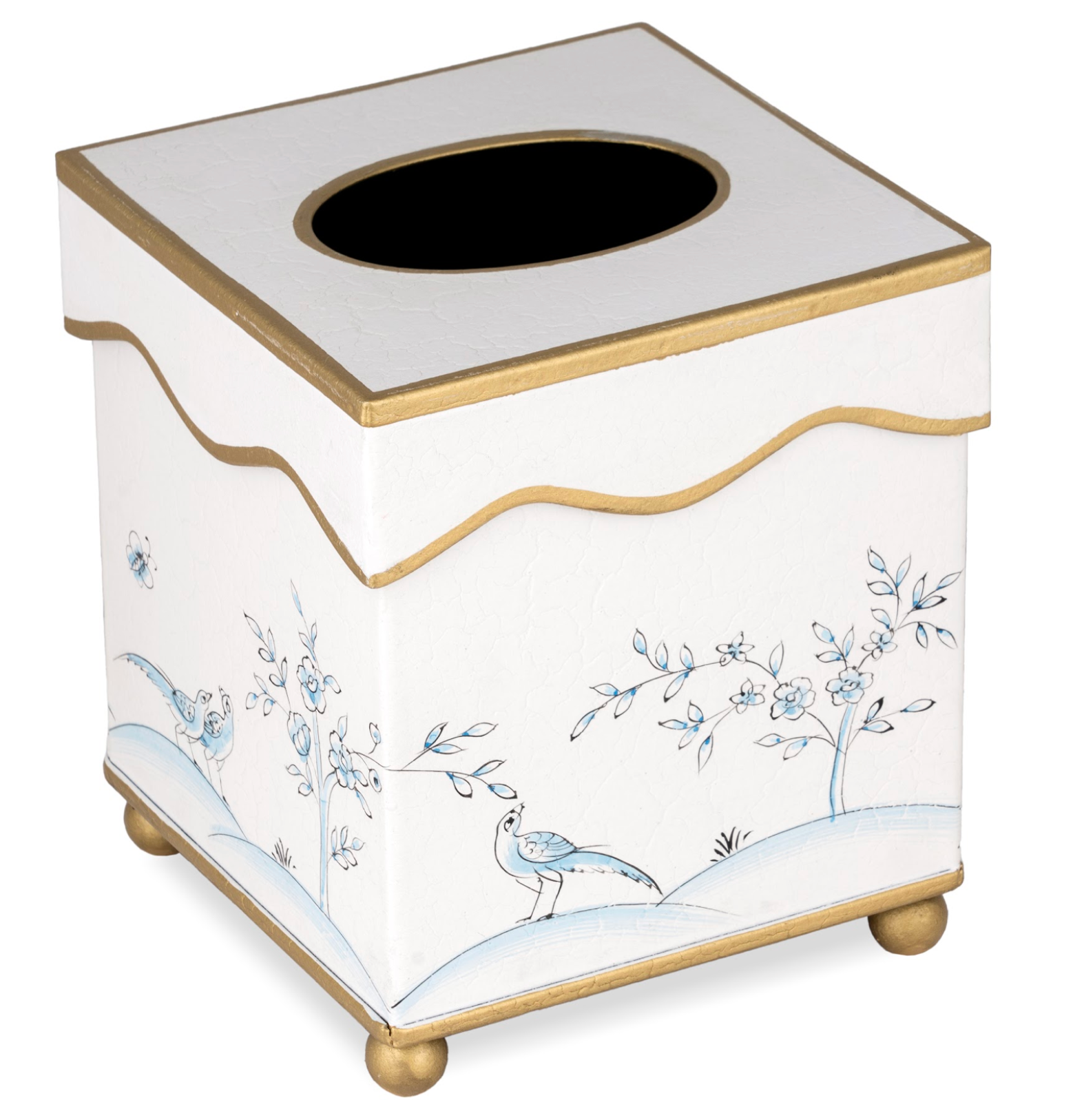 The Enchanted Home Chinoiserie Tissue Holder - Thumbnail 3