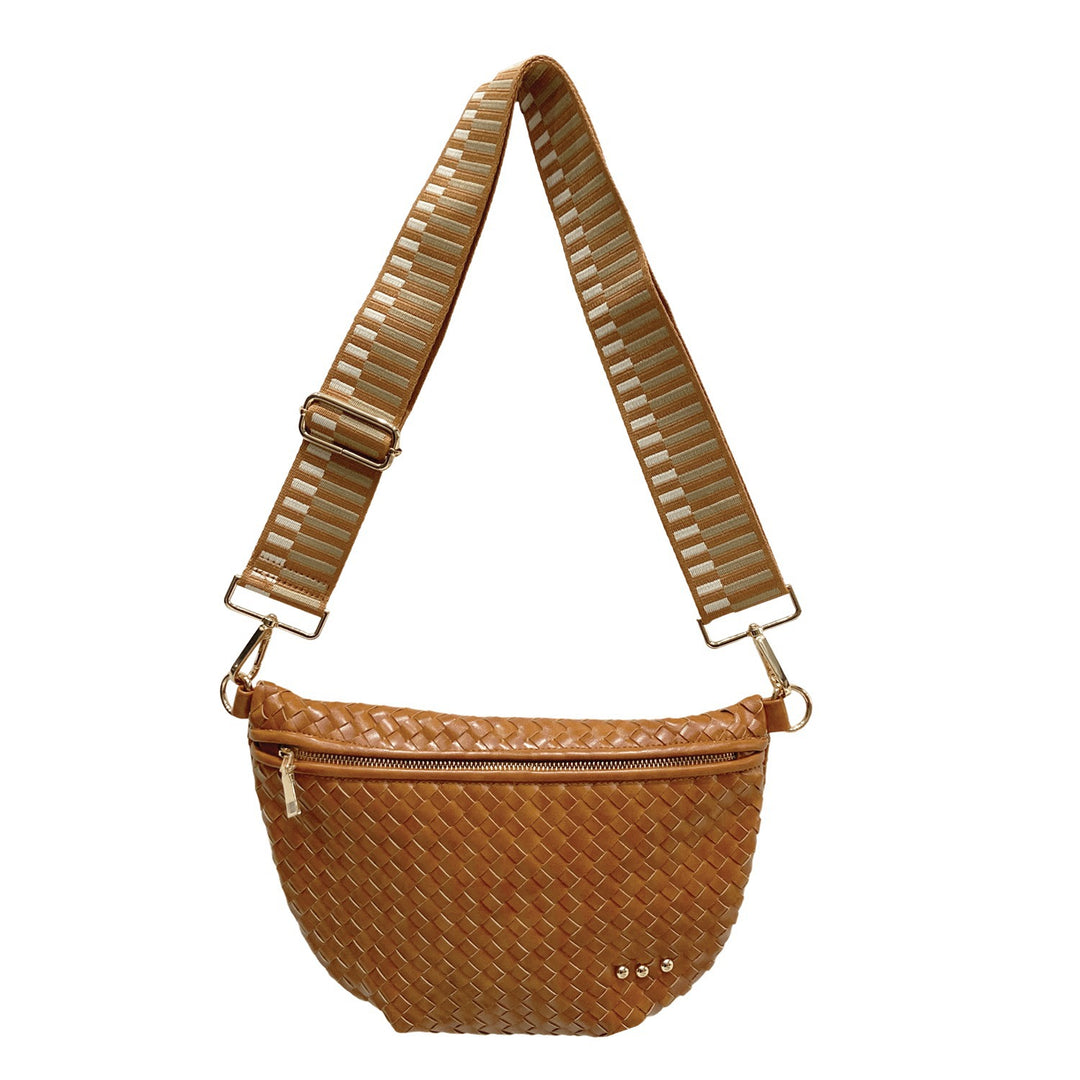 Brown Westlyn Woven Bum Bag
