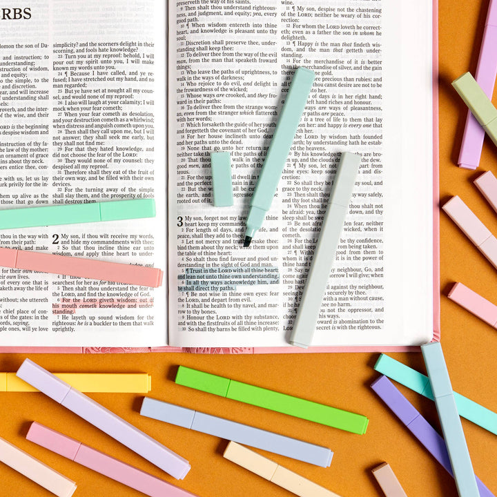 Church Notes Co. - Faithful Highlights – Bible Study Highlighter Set of 20