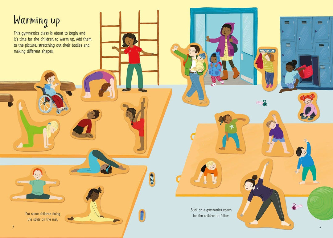 HarperCollins - Little First Stickers Gymnastics : Usborne