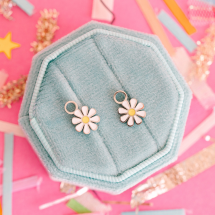 Pierced Co - Silver Daisy Charms