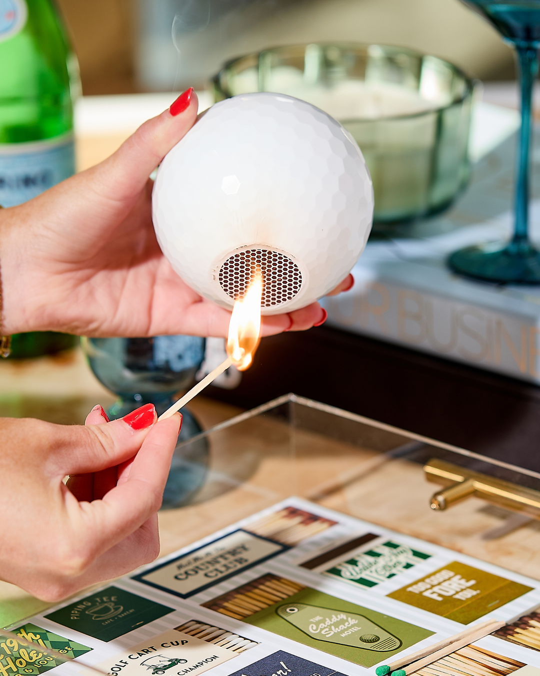 Tart By Taylor - Golf Match Striker | White Matches