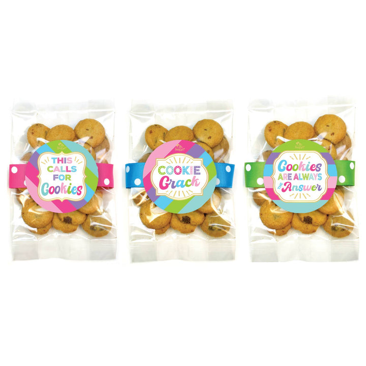 Oh, Sugar! - Cookie Bags - Cookies Always Assortment - Small - 24 Bags: Confetti Cupcake