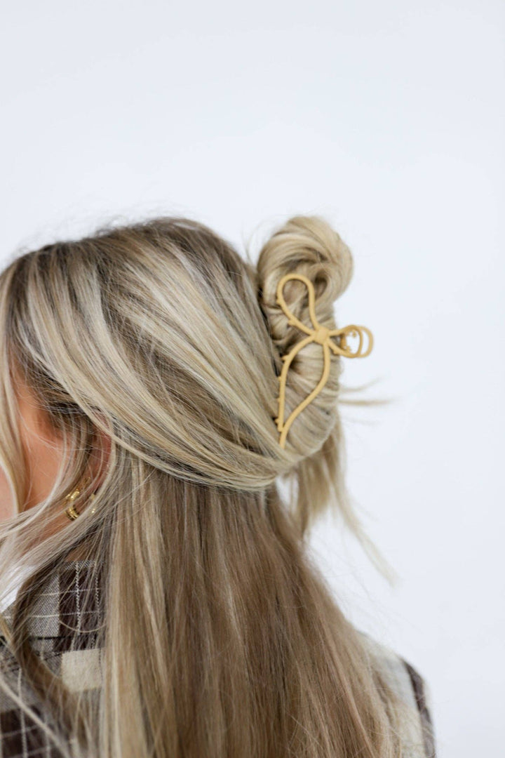 KAXI - THE METAL BOW CLAW ( 13 COLORS ): ORANGE