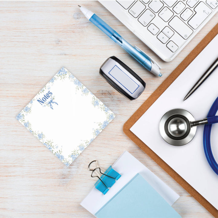 Clairmont & Co - 4 x4 Chinoiserie, Chic, Notes, Dry Erase Glass Tile, Ladies Gift