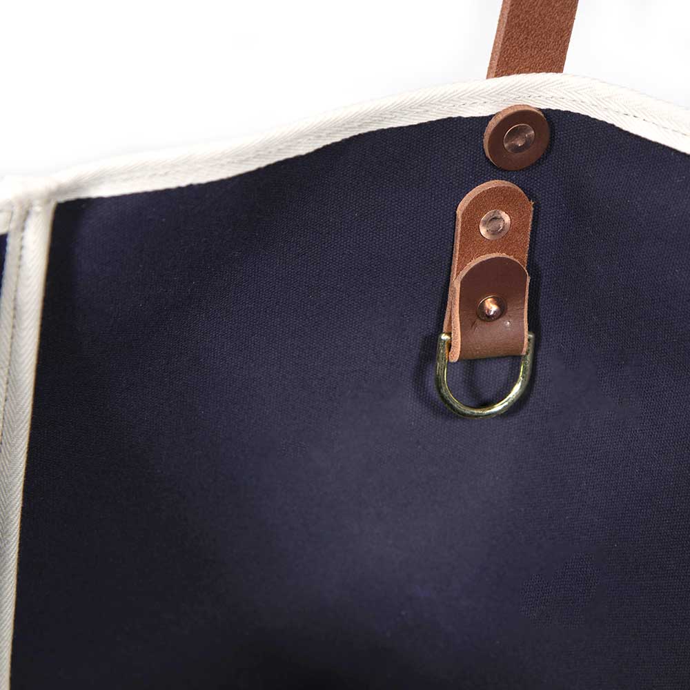 General Knot & Co. - True Navy Waxed Canvas All Day Tote