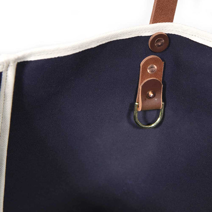 General Knot & Co. - True Navy Waxed Canvas All Day Tote