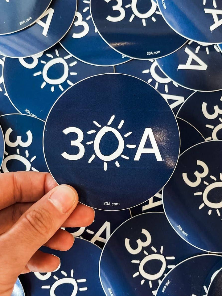 30A Gear - 30A Logo Sticker: Yellow