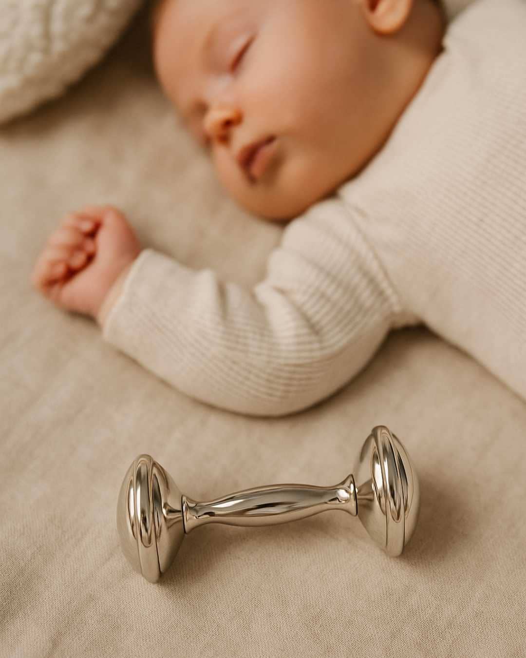 Creative Gifts International Inc. - Dumbbell Baby Rattle