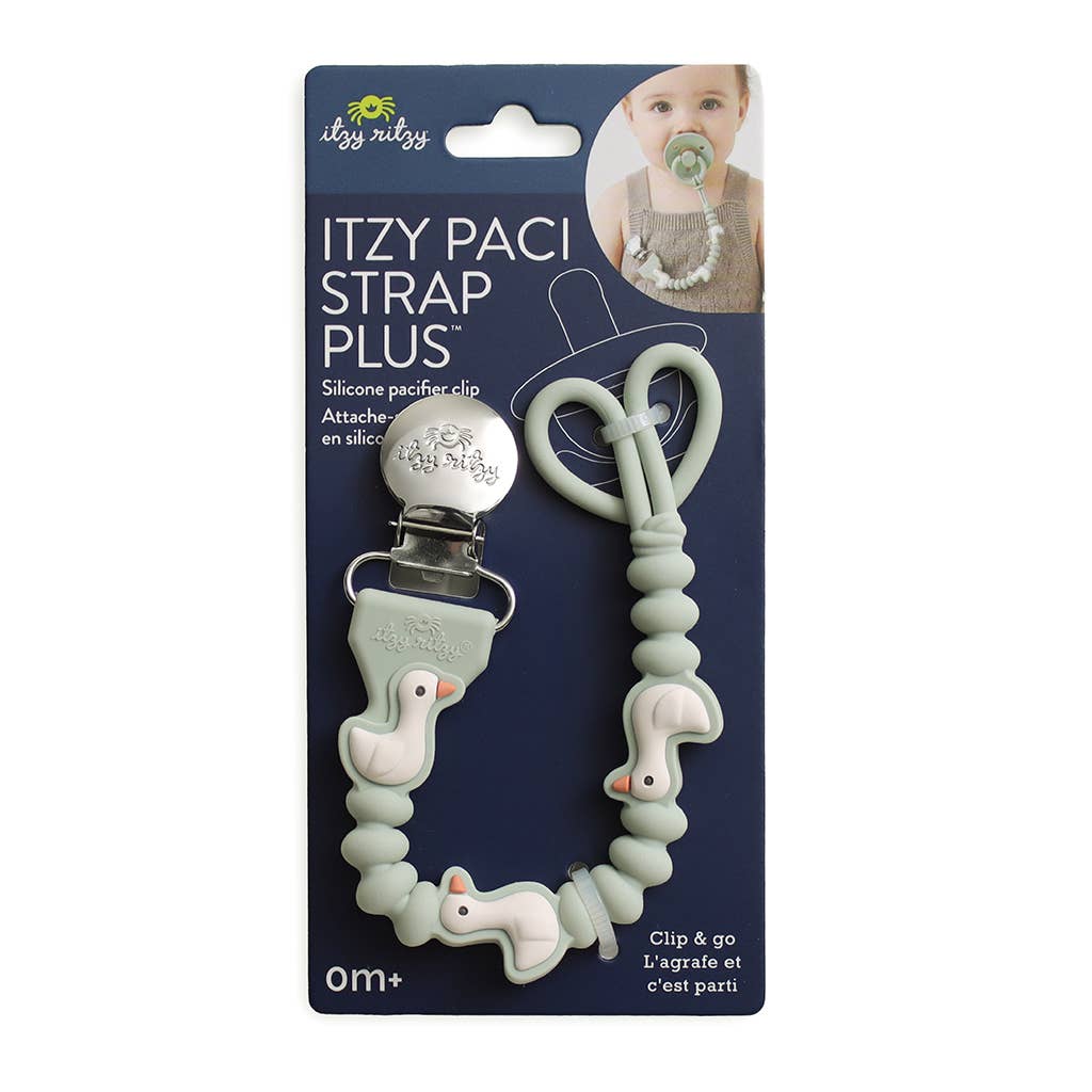 Itzy Ritzy - *NEW OPTIONS* Itzy Paci Strap Plus™: Pink Bows