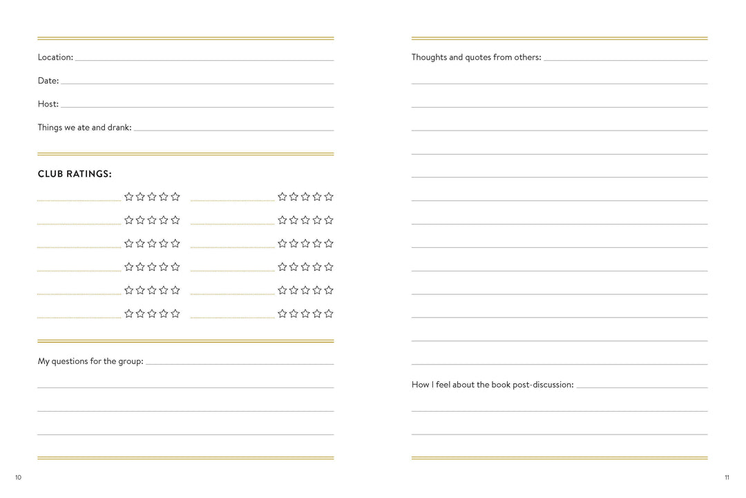 Chronicle Books - Bibliophile Book Club Journal