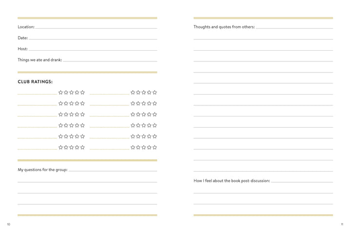 Chronicle Books - Bibliophile Book Club Journal
