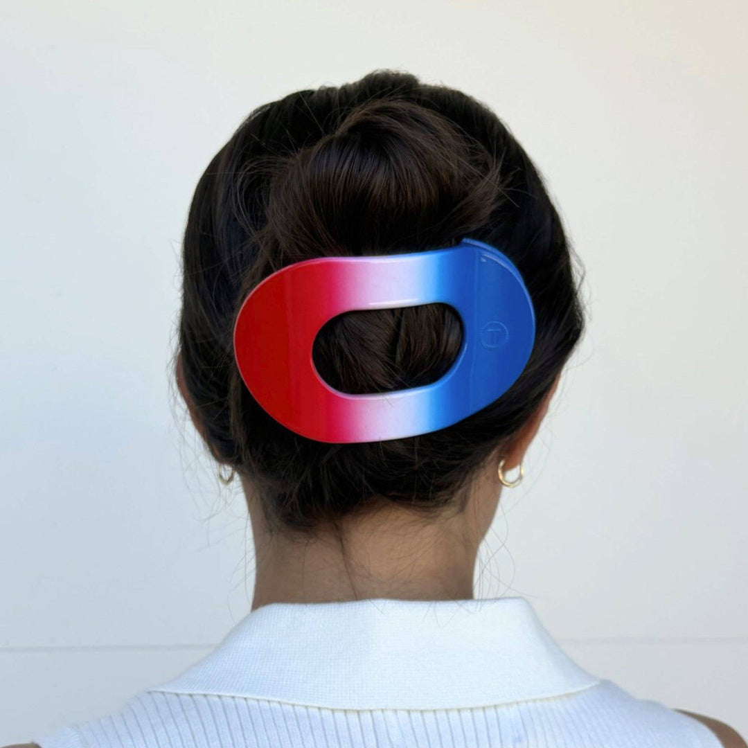 TELETIES - Flat Round Hair Clip | Large | Miss. Americana