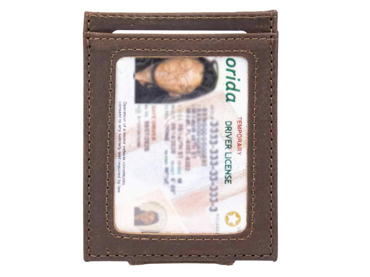 Zep-Pro - Auburn Tigers  Magnetic Front Pocket Leather Wallet