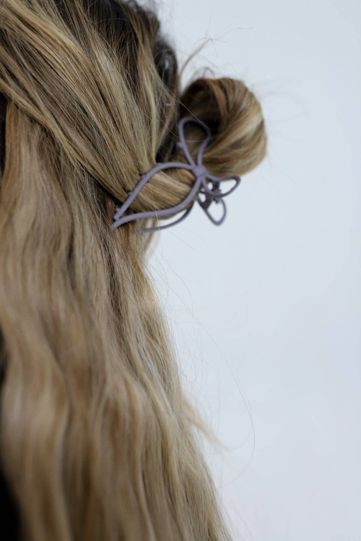 KAXI - THE METAL BOW CLAW ( 13 COLORS ): GREEN