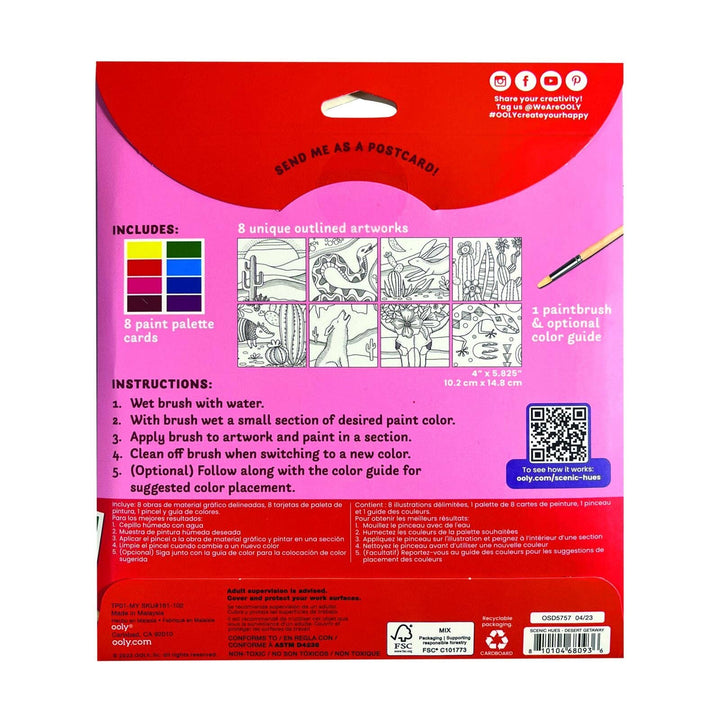 OOLY - Scenic Hues D.I.Y. Watercolor Kit Desert Getaway