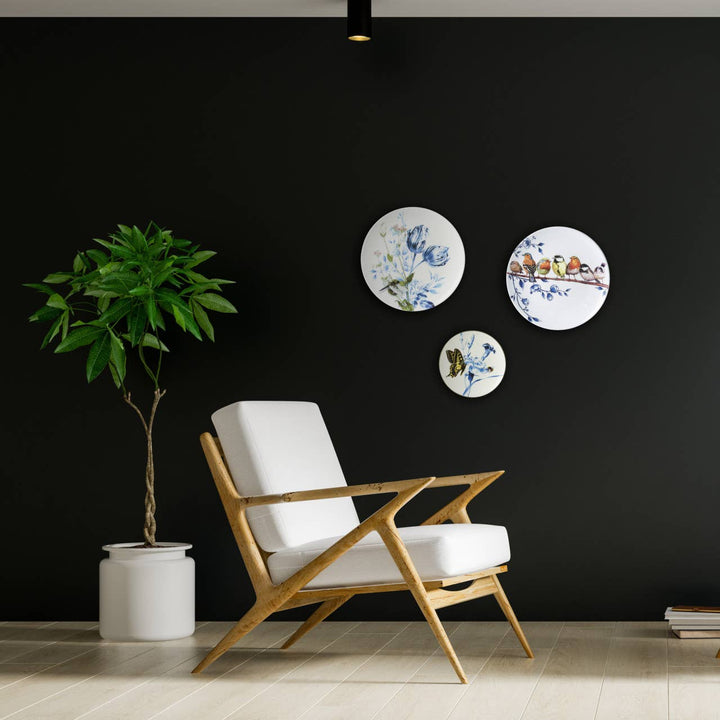 Heinen Delfts Blauw - Small butterfly flower plate