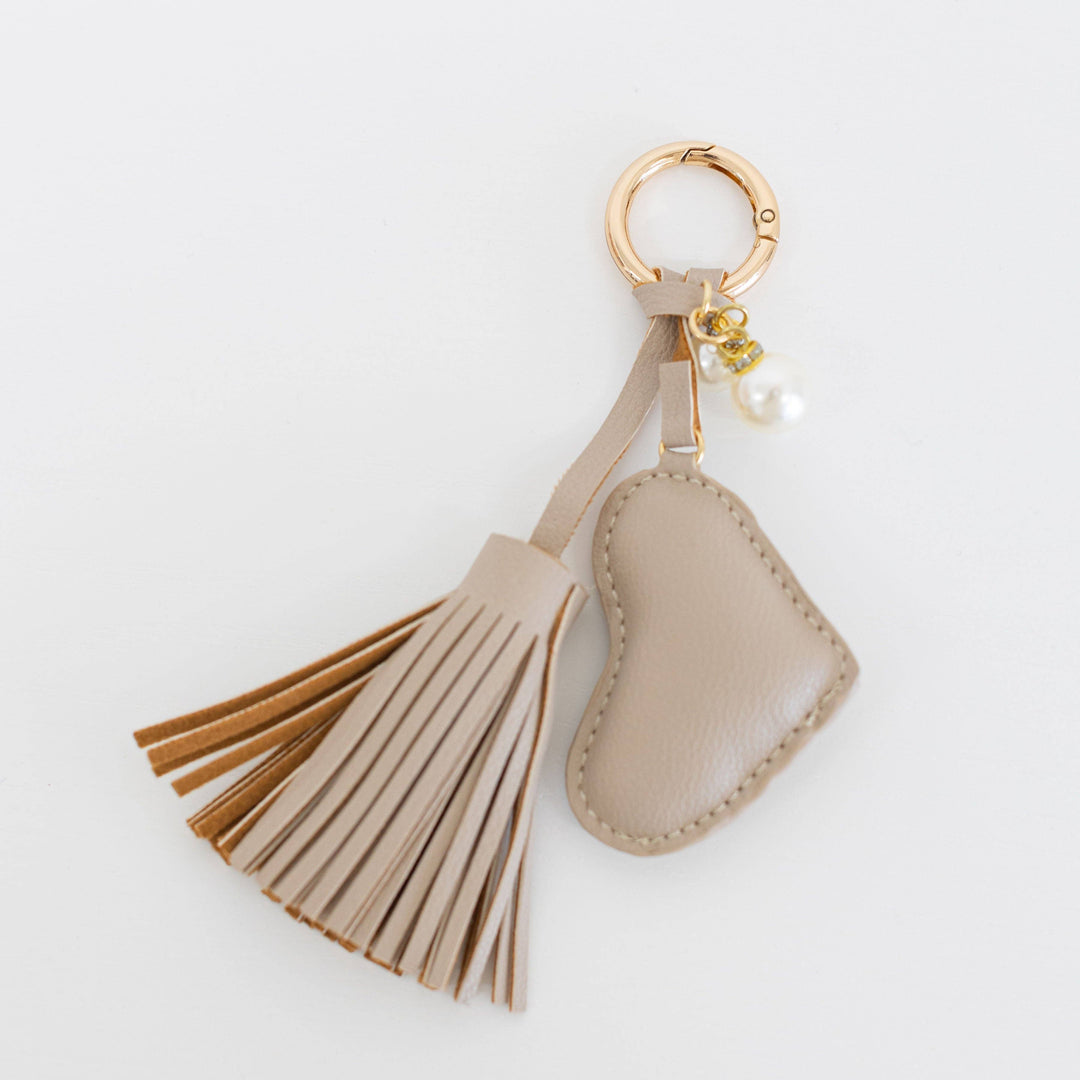 Hollis - Dusti Rose Heart Keychain: Blush