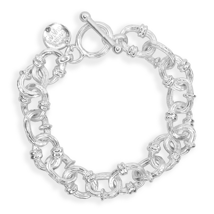 KARINE SULTAN - Trendy Chunky Chain Layering Bracelet - 24K Gold Plated: GOLD