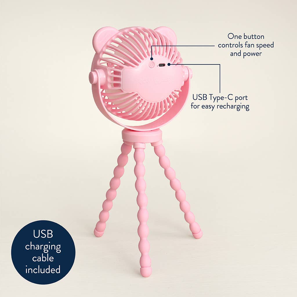 Itzy Ritzy - *NEW* Itzy Breeze 3-Speed Stroller Fan™: Pink