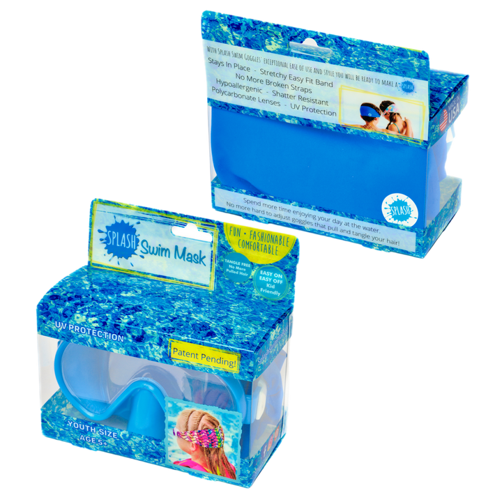 Splash Place Swim Goggles - MASK- Tie Dye Swim Mask