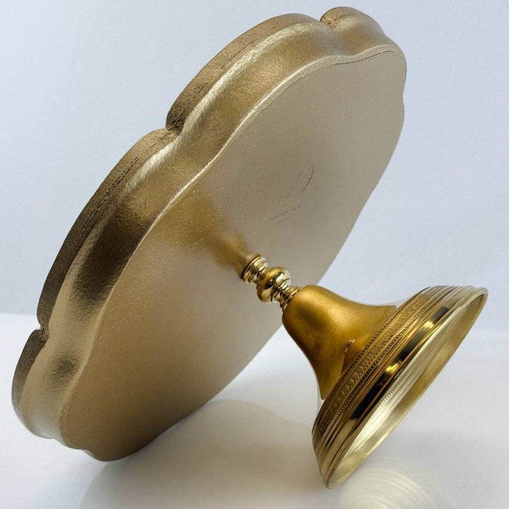 Via Graceffo - Florentine Carved Gilded Wood Cake Stand