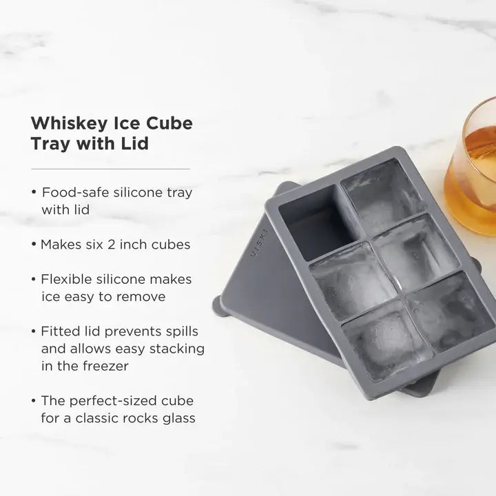 Viski - Professional: Whiskey Ice Cube Tray with Lid