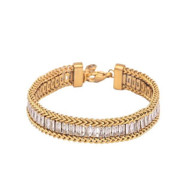 Aubrey Adele - Foxtail Tennis Bracelet